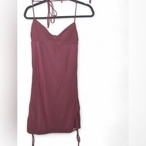 Pink Sparkly halter dress